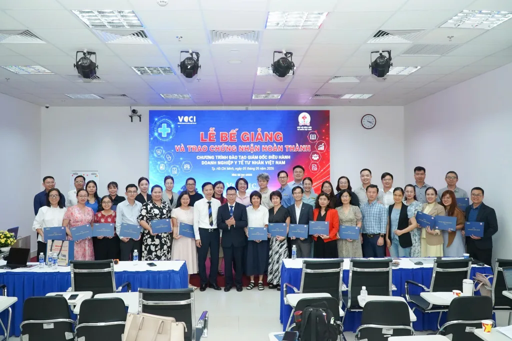 Lễ Bế giảng Khóa đào tạo Giám đốc doanh nghiệp y tế tư nhân tại TP.HCM